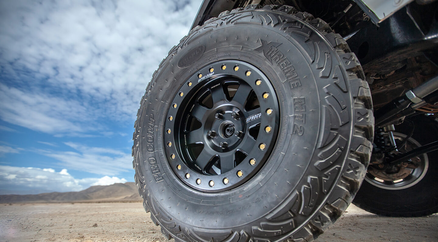 Image Shows a close-up view of jeep rubber tyres